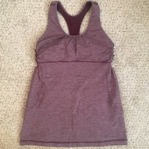 Striped Lululemon tank top